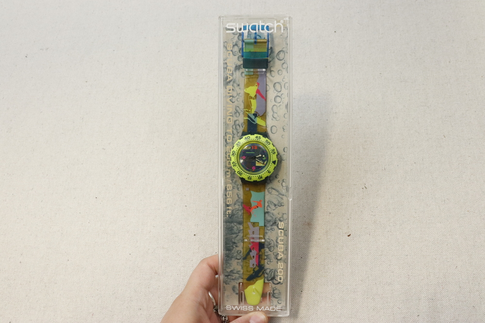 Vintage Swatch Scuba 200 Diver Watch Size One Size